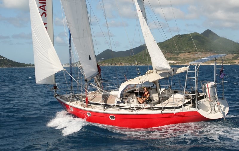 Laura Dekker arriveert op St. Maarten