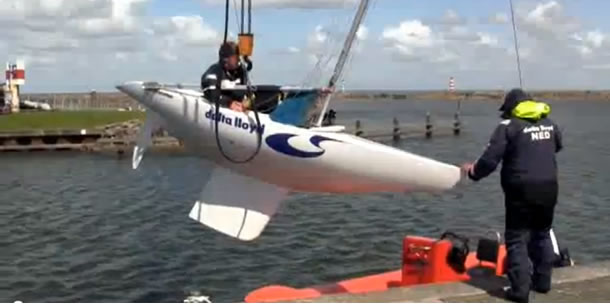 Nederlands Paralympisch 2-4 sailing team