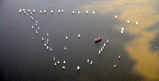 Admiraalzeilen op het Heegermeer - 50 jaar Randmeer