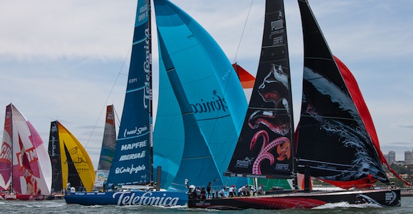 Lisbon inport race - Volvo Ocean Race 2012