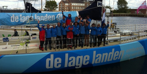 Aankomst Clipper Race in Den Helder