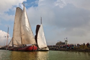 Strontrace bij de vuurtoren van Workum