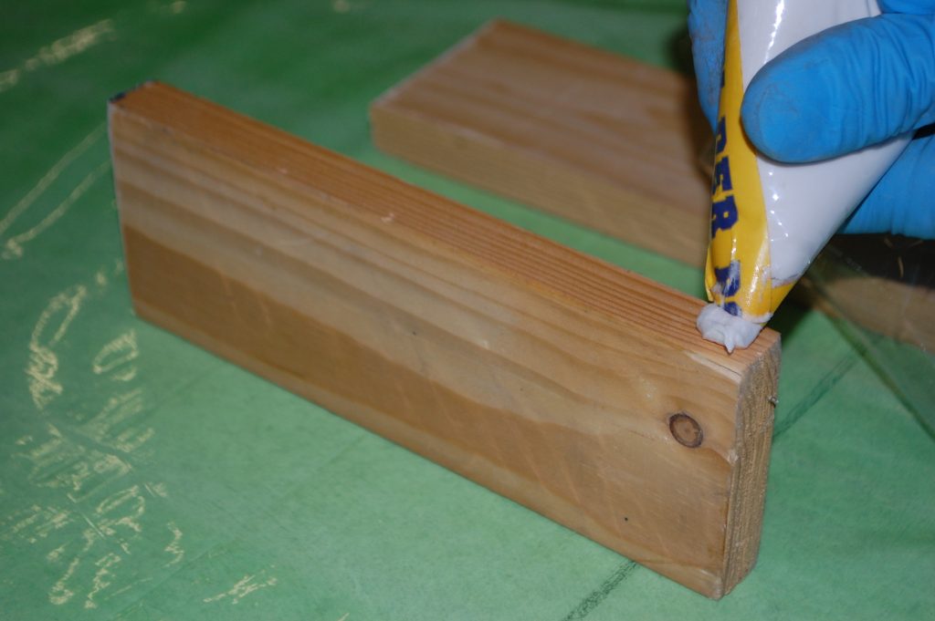 Werken met epoxy deel 3; lijmen Zeilen