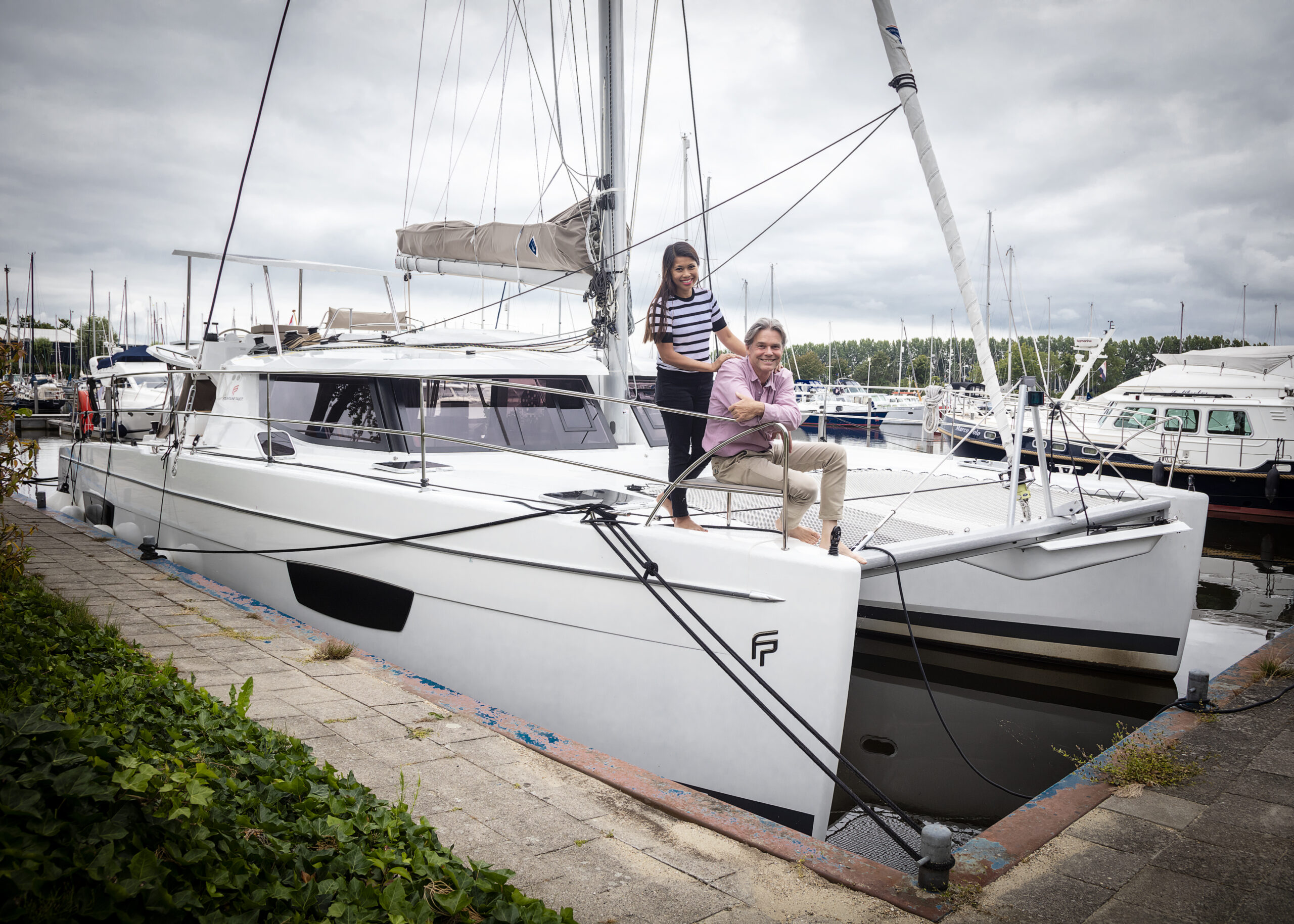 catamaran zeilen bergen aan zee