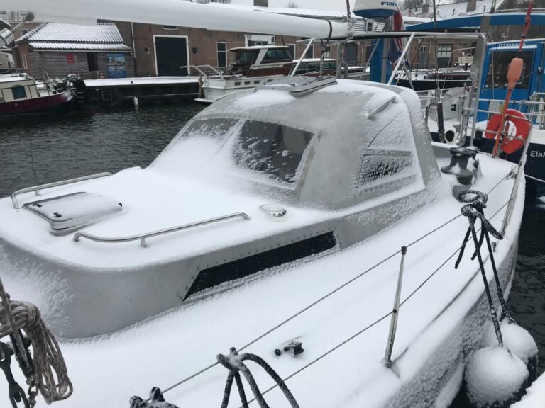 Rondje IJsselmeer tijdens sneeuwstorm Darcy