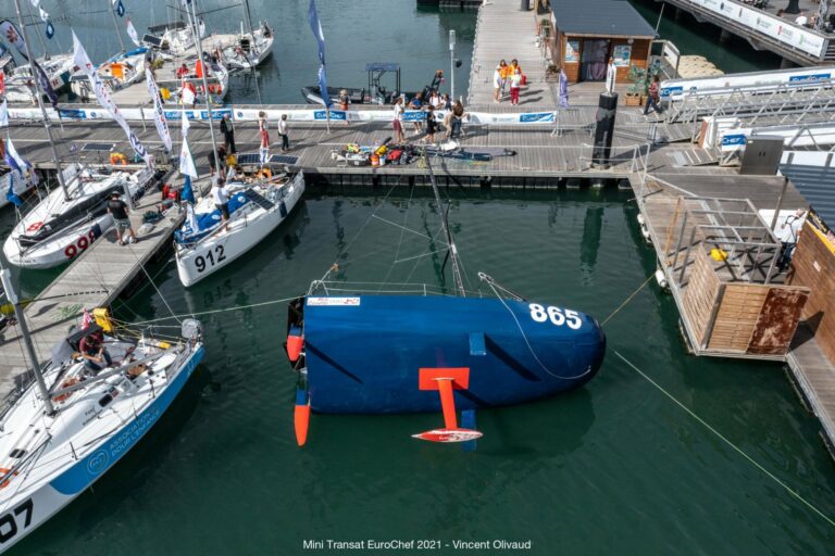 Mini Transat op stootgaren met bestemming ‘vulkaaneiland’