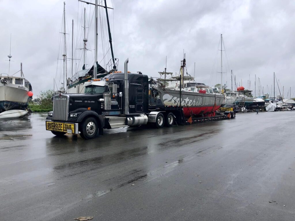 Zouterik op transport