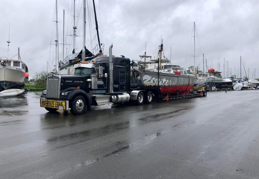 Zouterik op transport