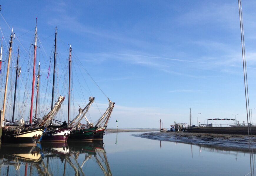 Van Terschelling naar Ameland is dit een verwelkomde haven