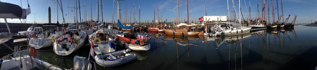 De haven van Ameland