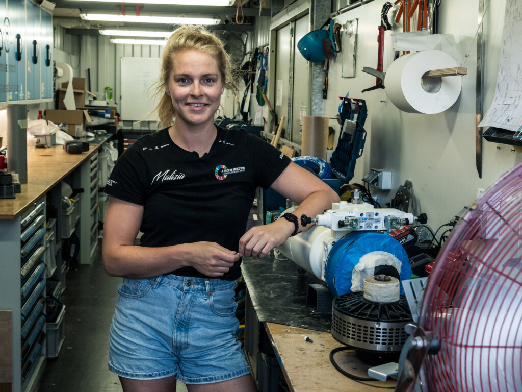 Rosalin Kuiper bereidt zich voor op haar deelname aan The Ocean Race