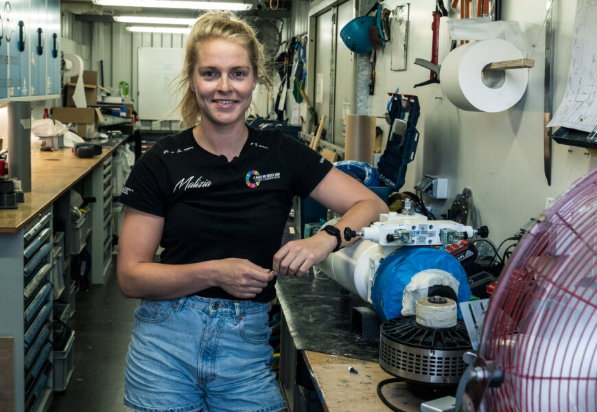 Rosalin Kuiper bereidt zich voor op haar deelname aan The Ocean Race