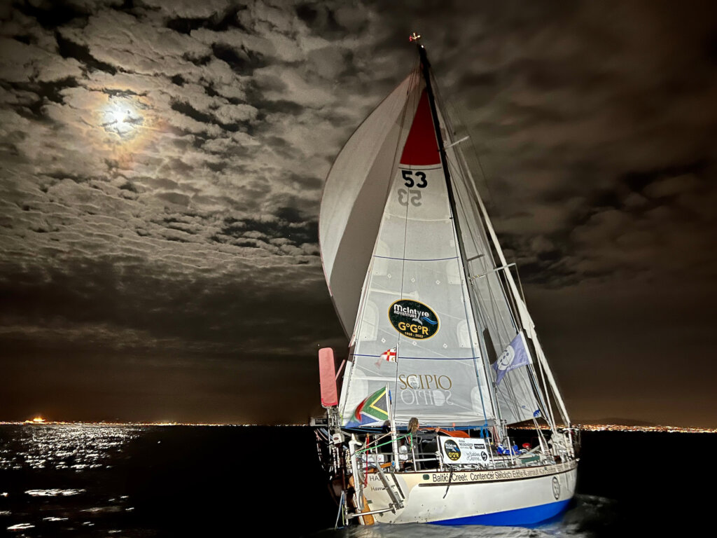 Kirsten Neuschäfer arriveert in Kaapstad