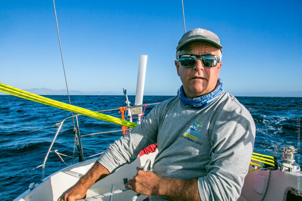 Jeremy Bagshaw heeft hopelijk genoeg water bij zich voor de rest van de race