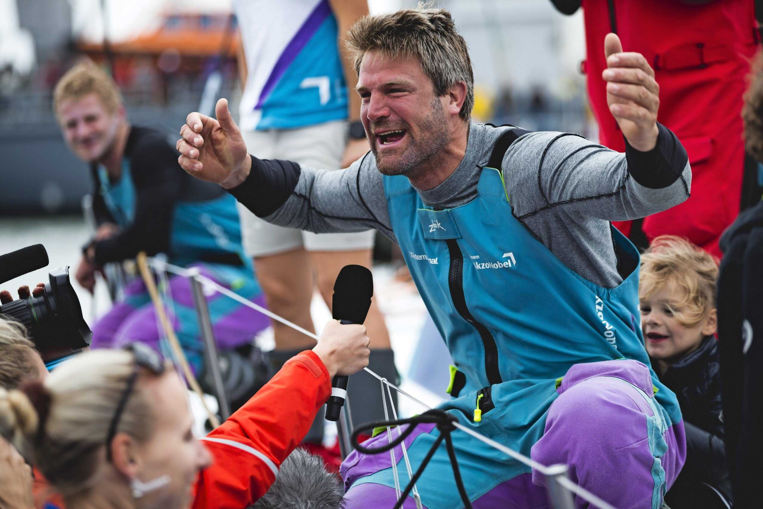 Finish Volvo Ocean Race