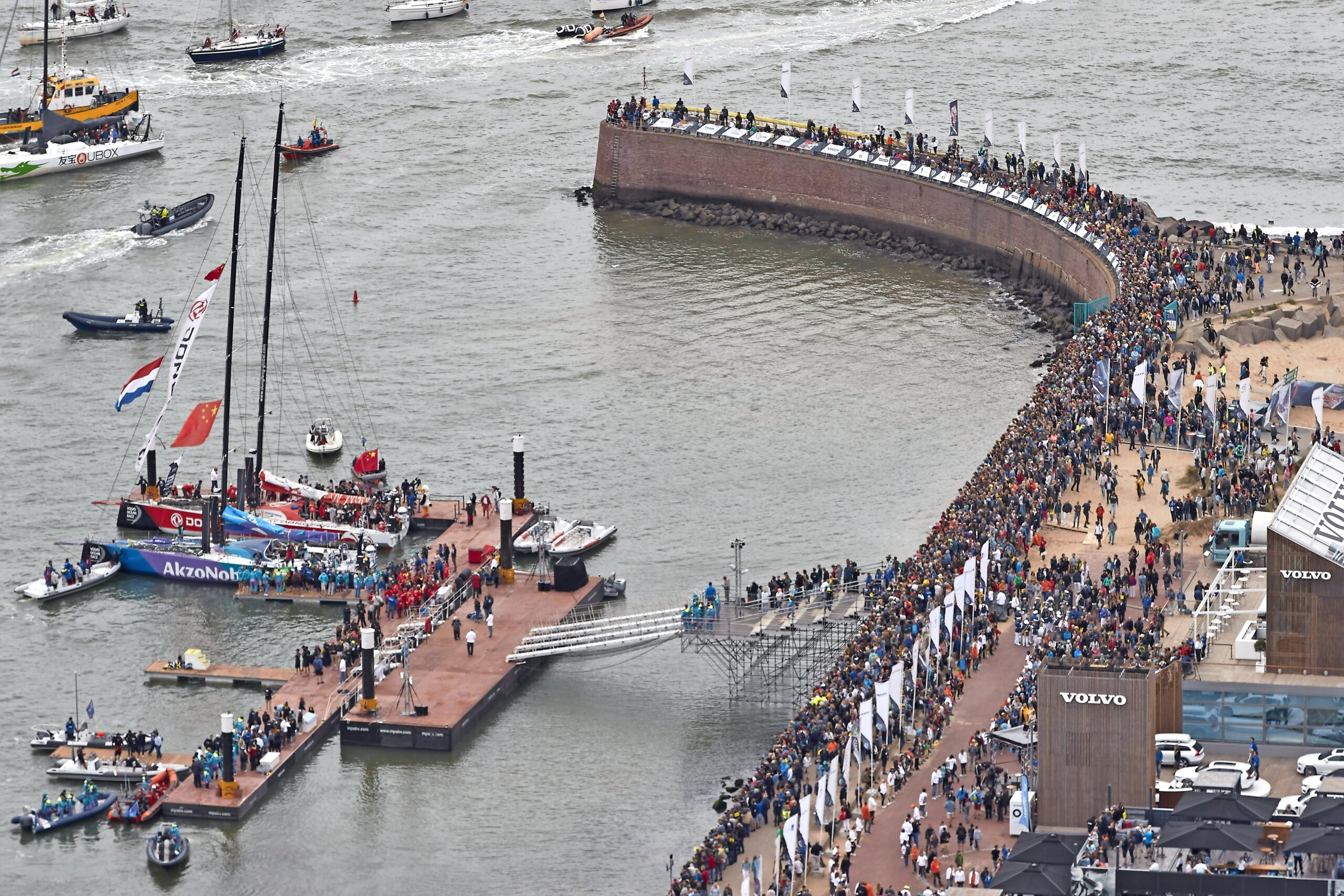 Finish Volvo Ocean Race