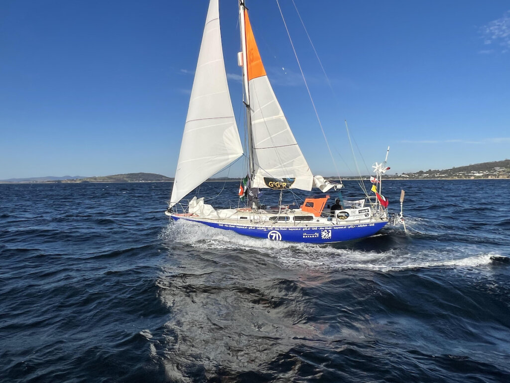 Eindsprint in de Golden Globe Race