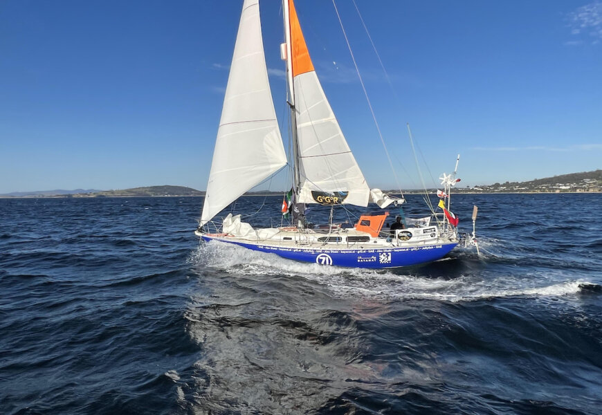 Eindsprint in de Golden Globe Race