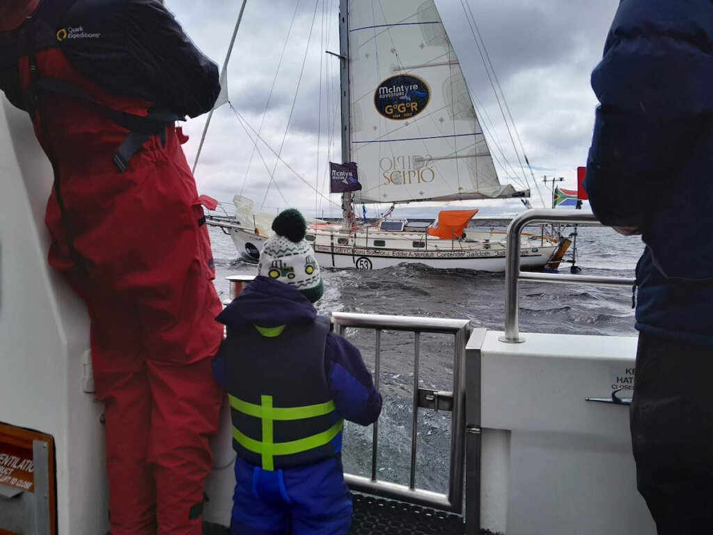 Kirsten Neuschäfer is voorbij Kaap Hoorn in de Golden Globe Race