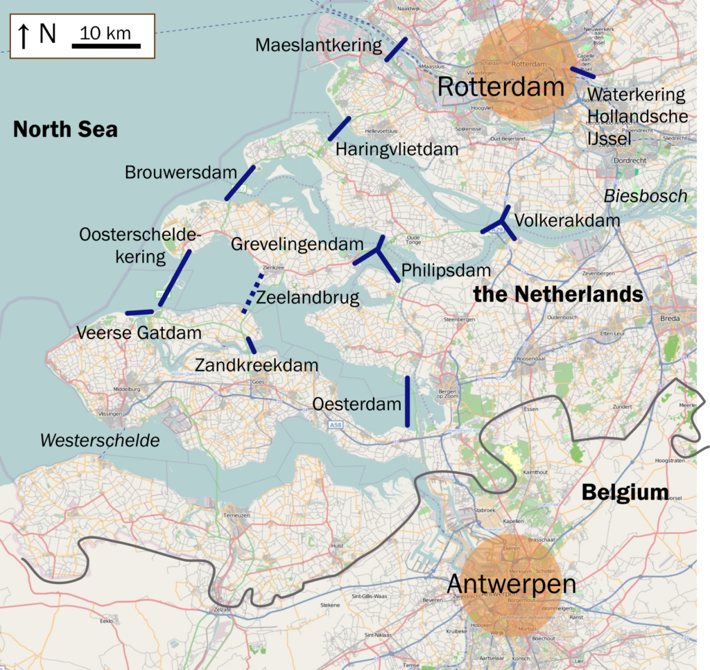 Veranderd vaarwater Deltawerken