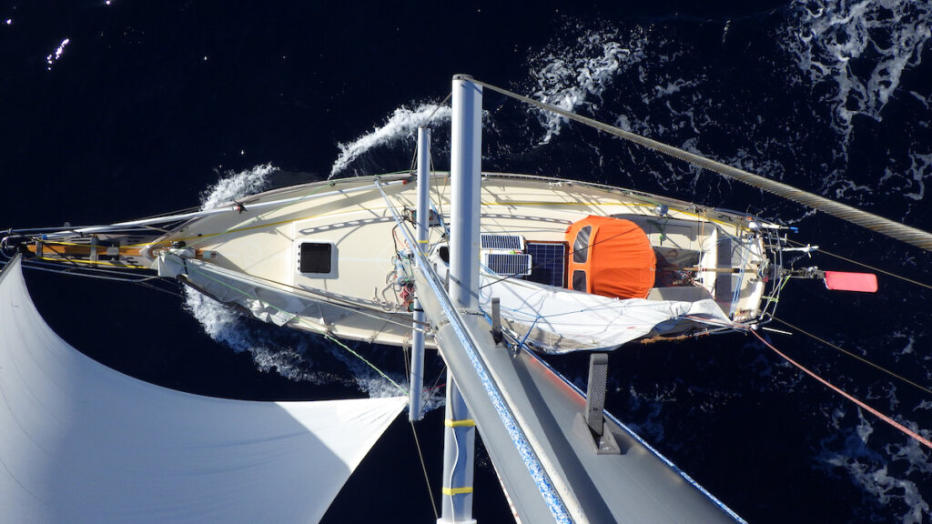 Minnehaha op weg naar Les Sables d'Olonne