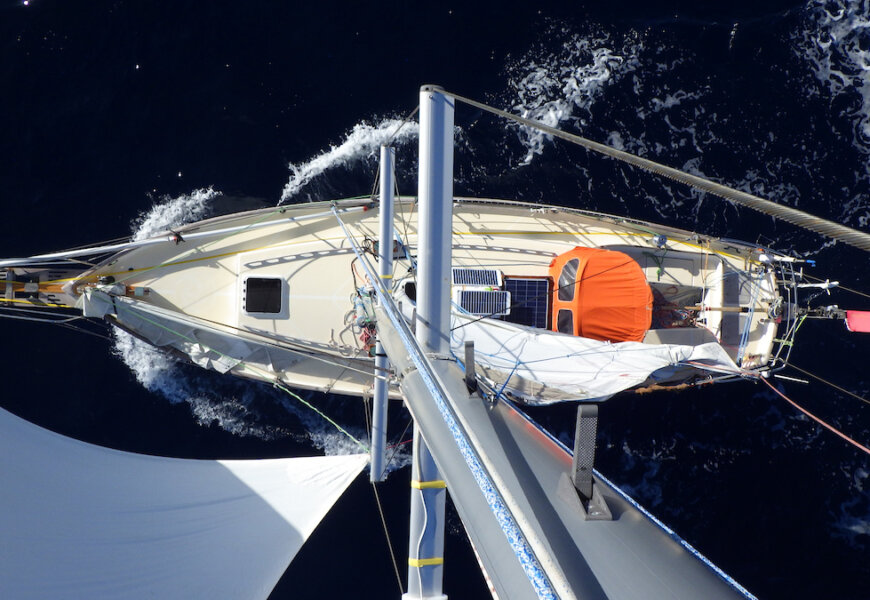 Minnehaha op weg naar Les Sables d'Olonne