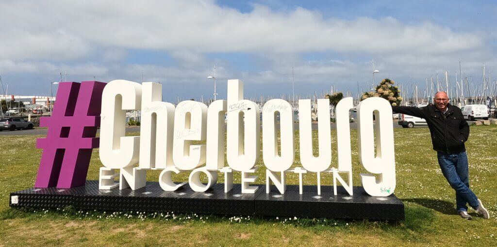 zeilen naar Cherbourg