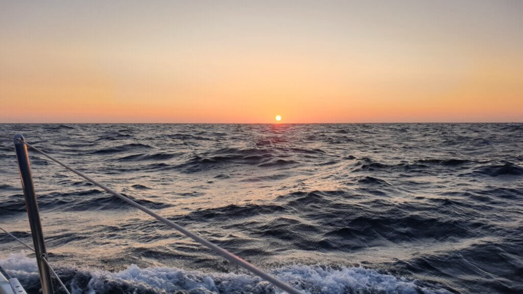 Nederlandse zeiler overboord Noordzee