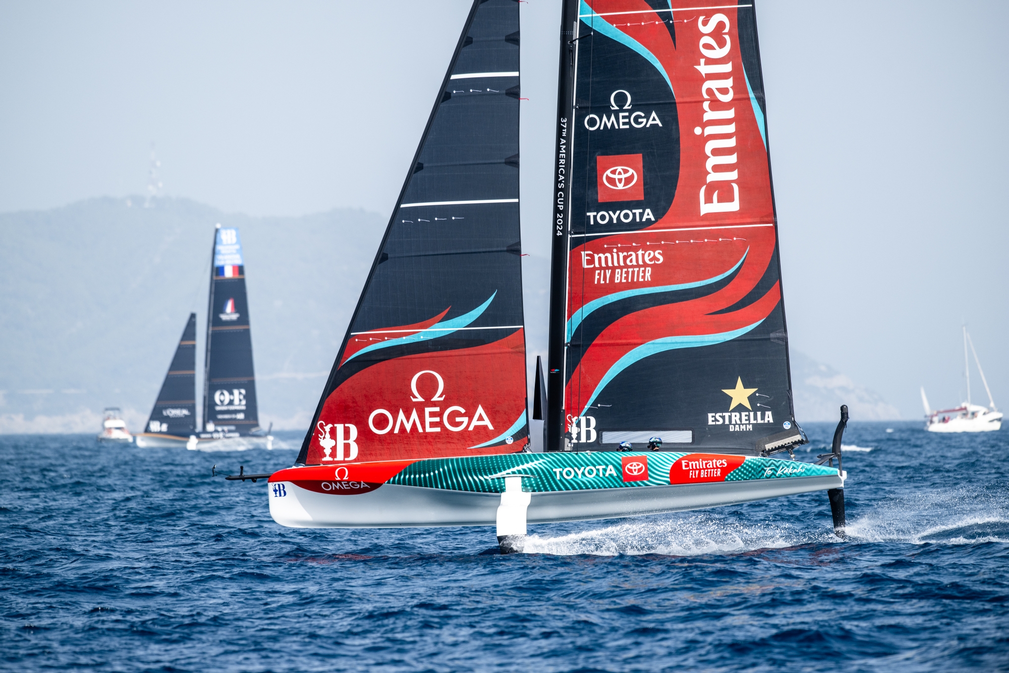 The America’s Cup 2024 warm-up phase has begun