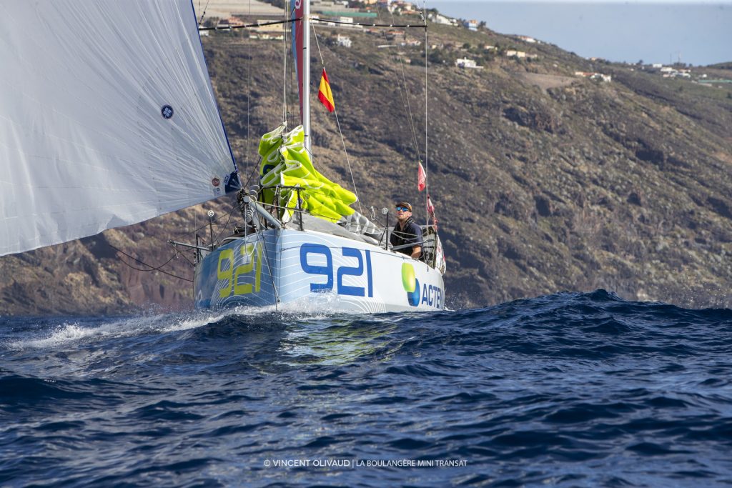 eerste etappe mini transat