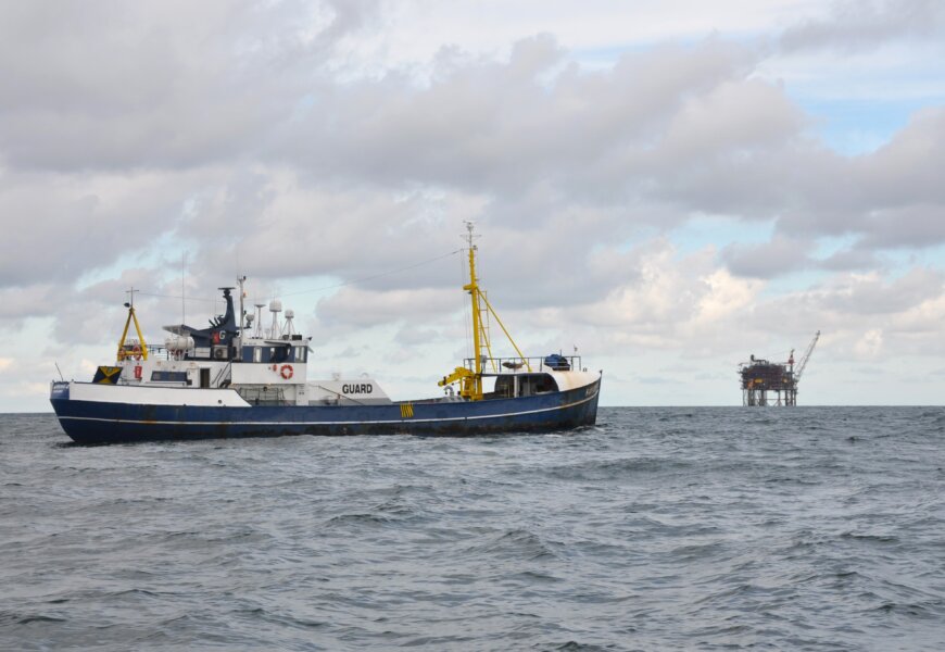 guard vessel platform noordzee Ben Rutte