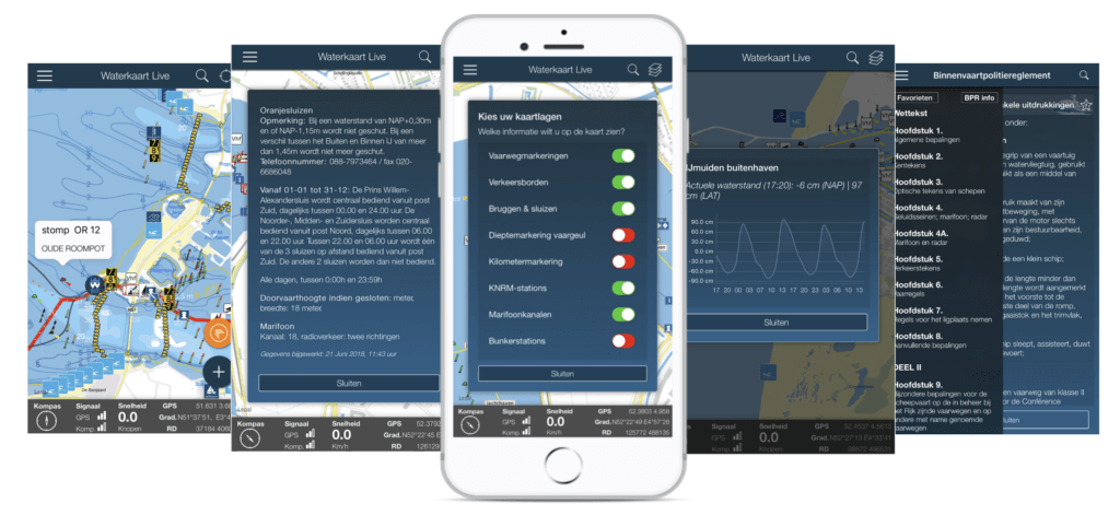 waterkaart live app
